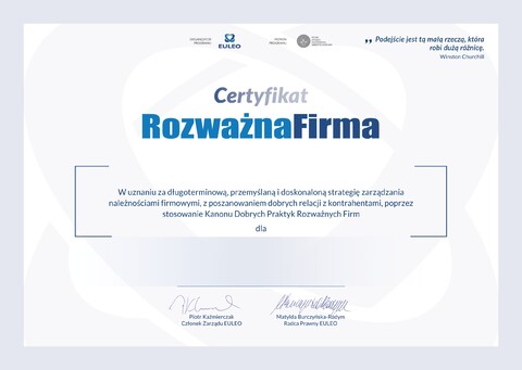 Rozważna Firma 2023